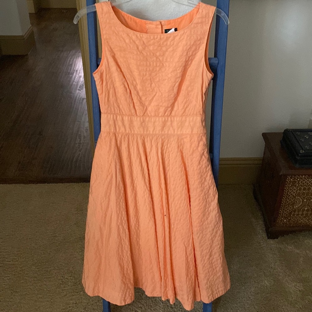 J. Crew peach dress